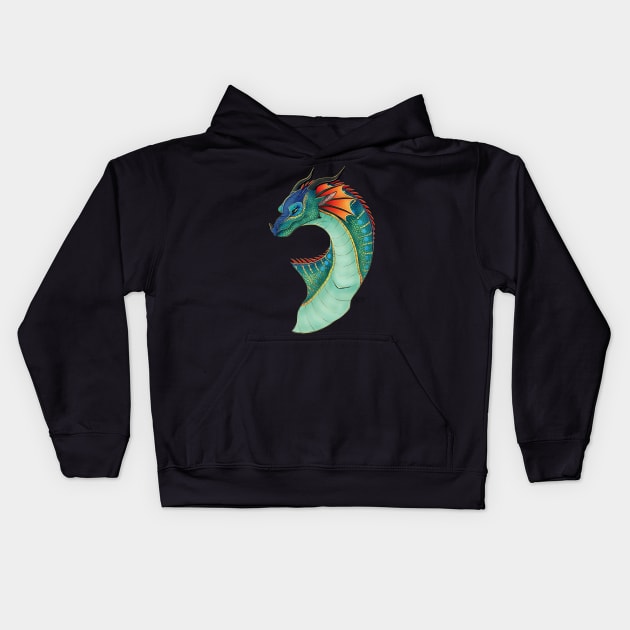 Glory Wings of Fire Kids Hoodie by Dracanthrope